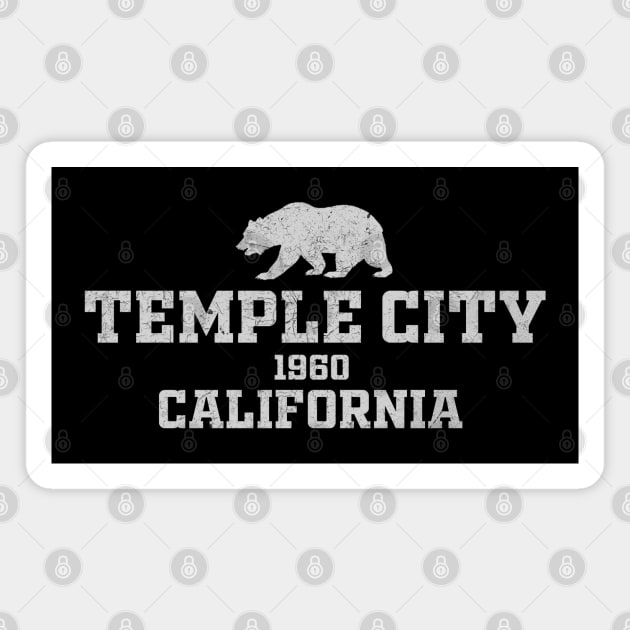 Temple City California Magnet by RAADesigns